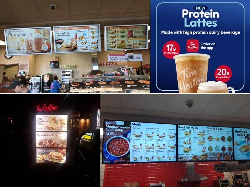 Tim Hortons Menu