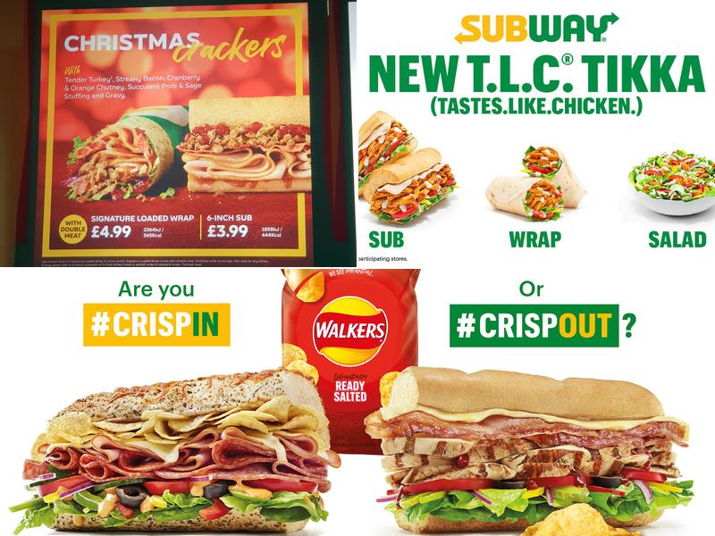 Subway Menu