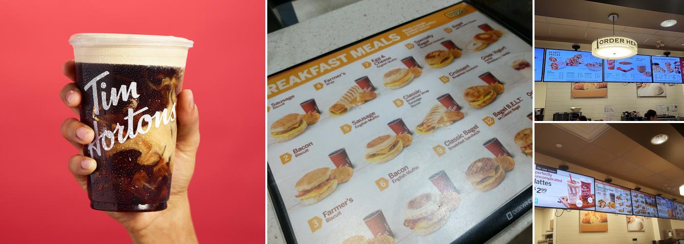 Tim Hortons Menu
