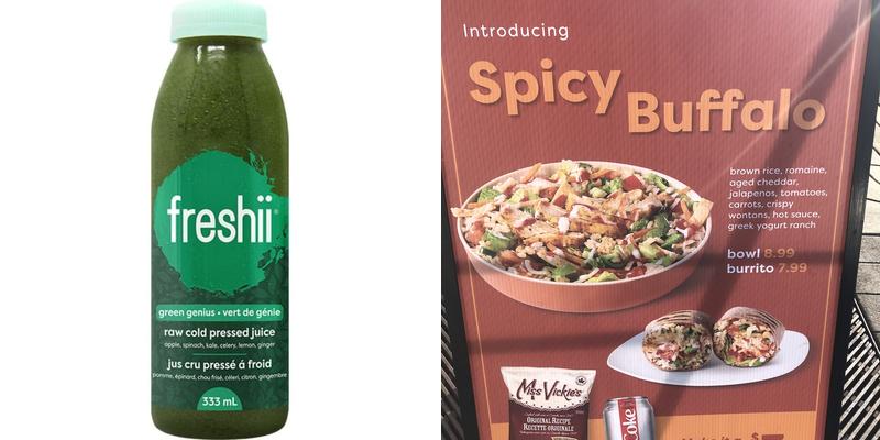 Freshii Menu