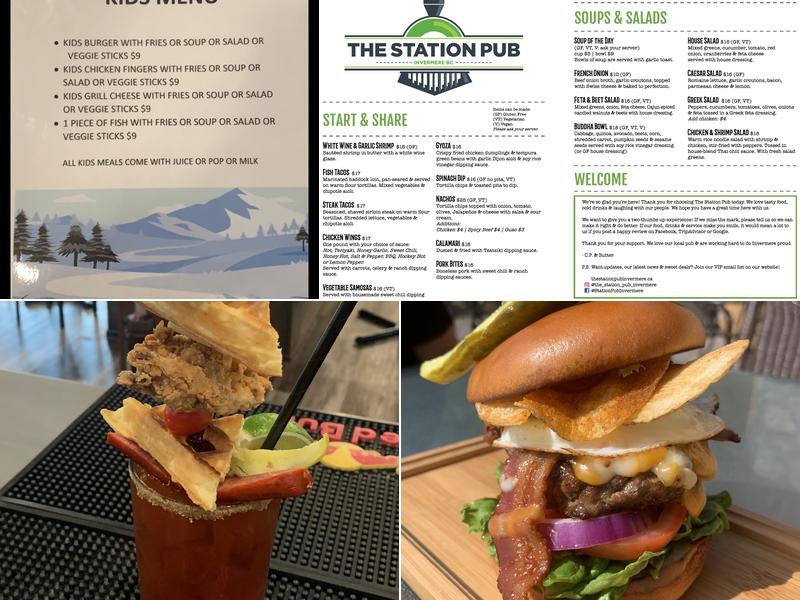 The Station Pub Menu