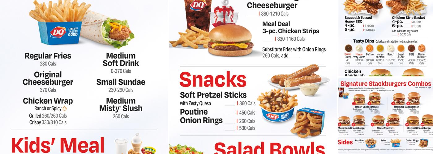 Dairy Queen Menu