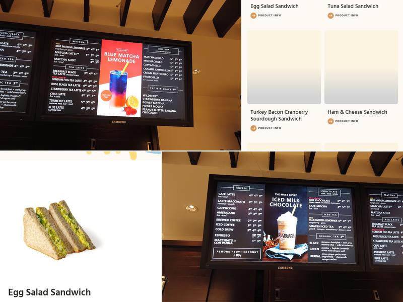 Blenz Coffee Menu