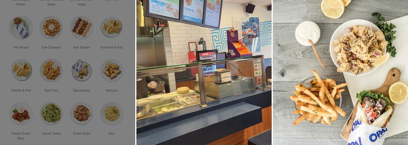 OPA! of Greece Central Park Menu