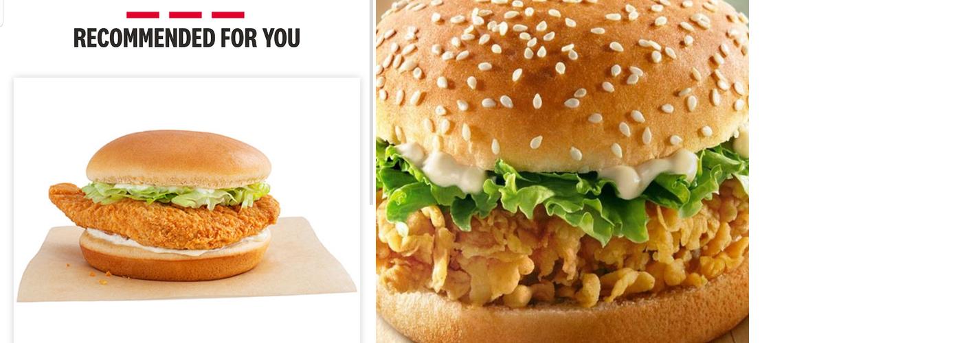 KFC Menu