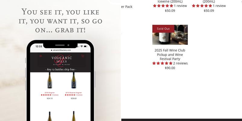 Volcanic Hills Estate Winery Menu