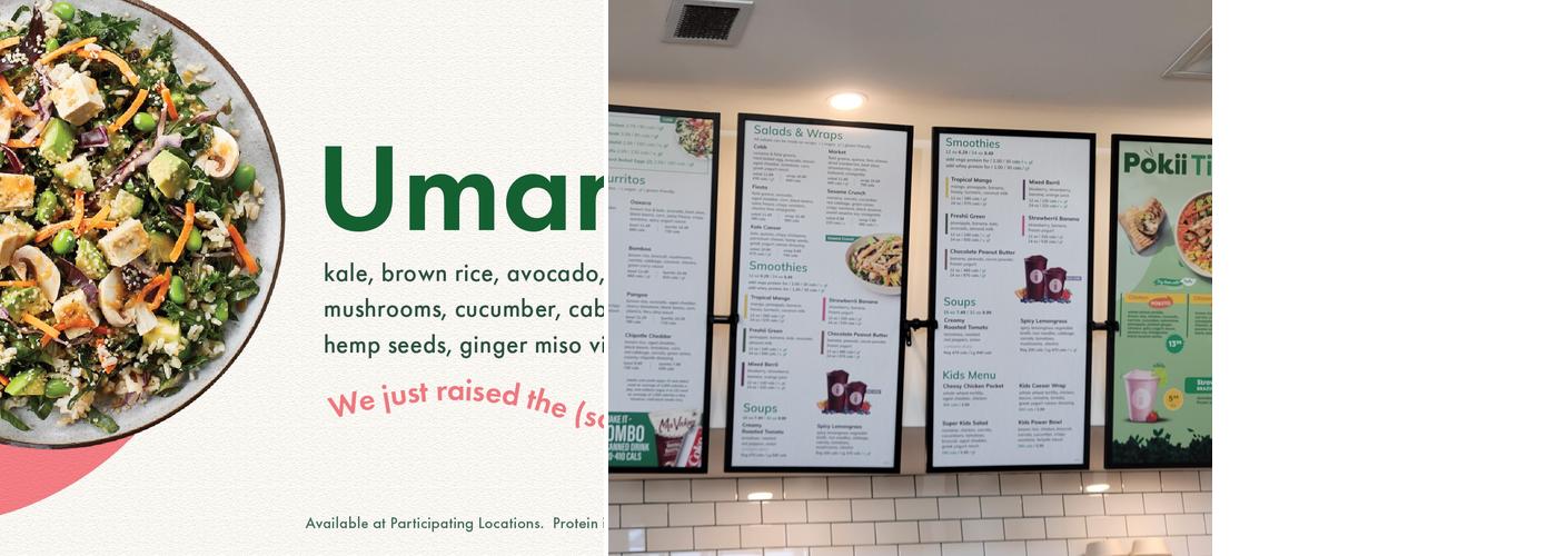 Freshii Menu