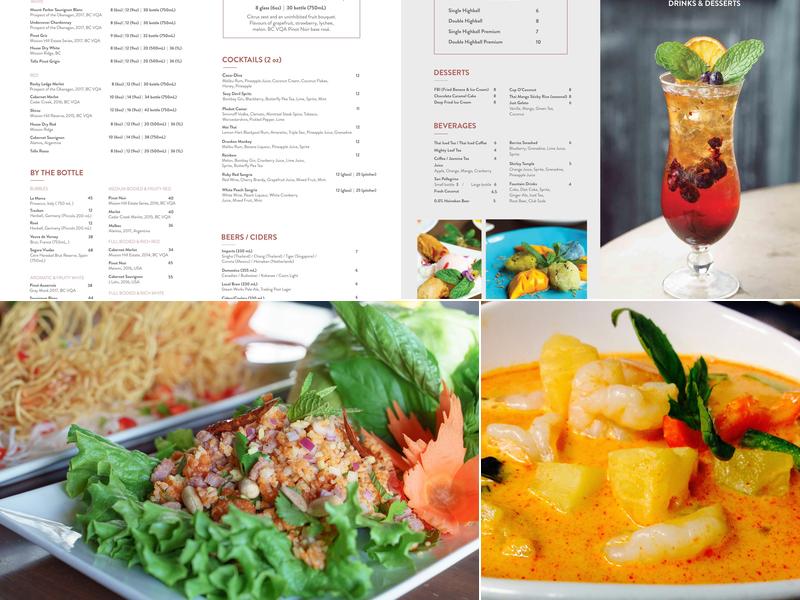 Ban Chok Dee Thai Cuisine-Langley Menu