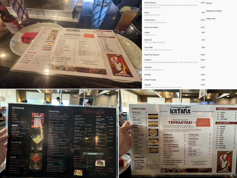 Katana Menu