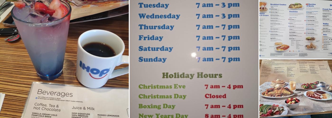 IHOP Menu