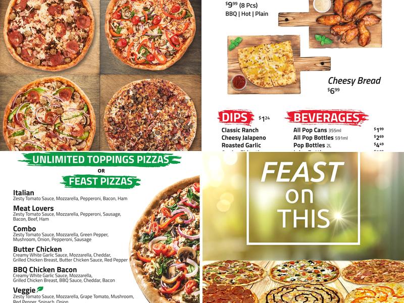 Freshslice Pizza Menu