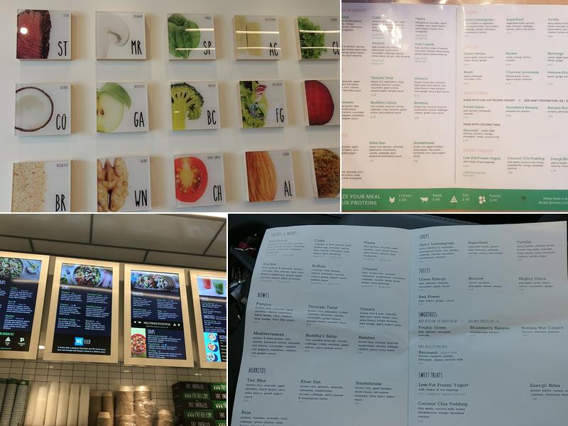 Freshii Menu
