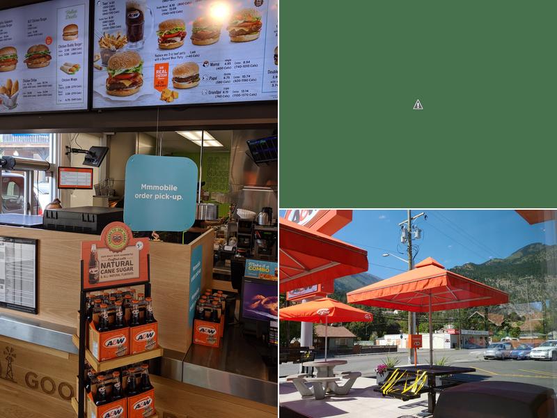 A&W Canada Menu