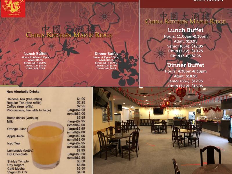 China Kitchen Restaurant Menu