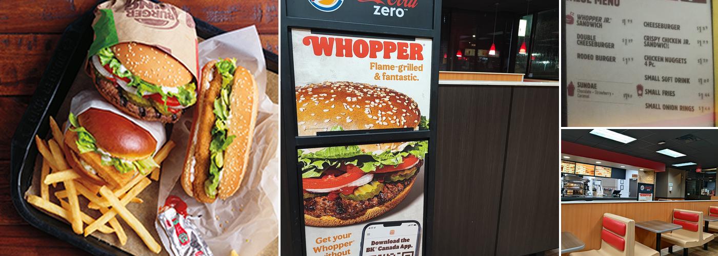 Burger King Menu