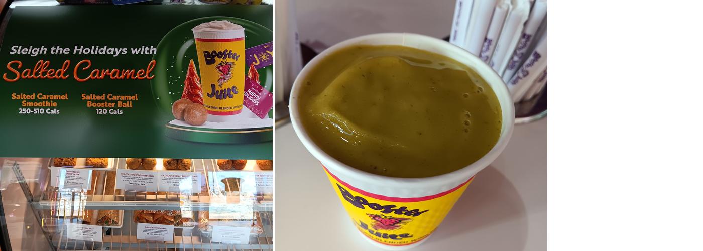 Booster Juice Menu