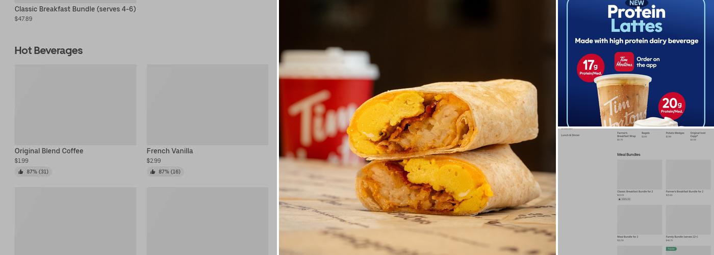 Tim Hortons Menu