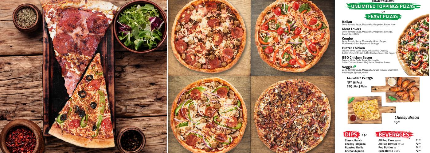 Freshslice Pizza Menu