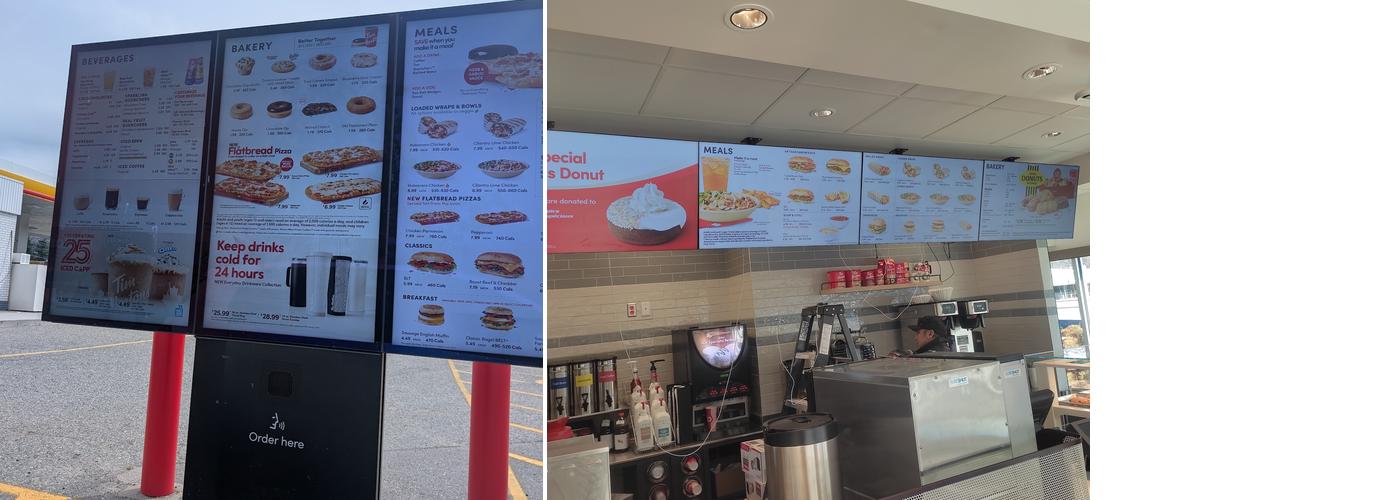 Tim Hortons Menu