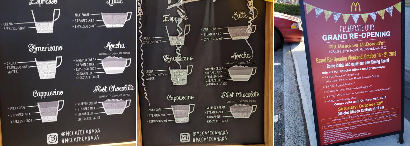 McDonald’s Menu
