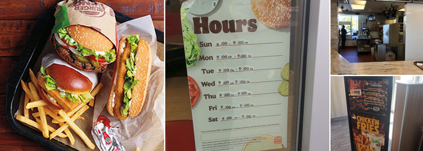 Burger King Menu