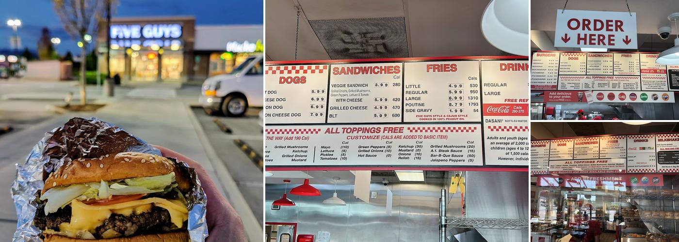 Five Guys Menu