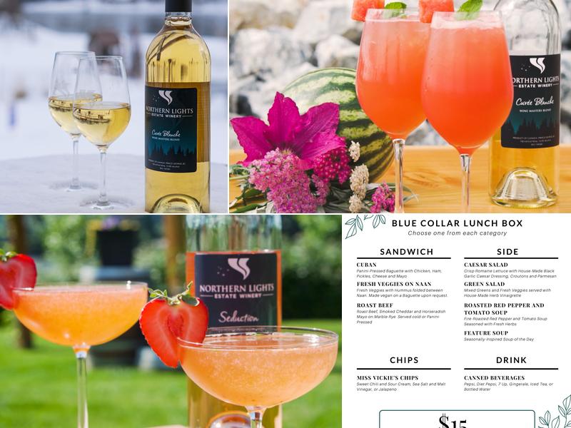 Northern Lights Estate Winery Menu