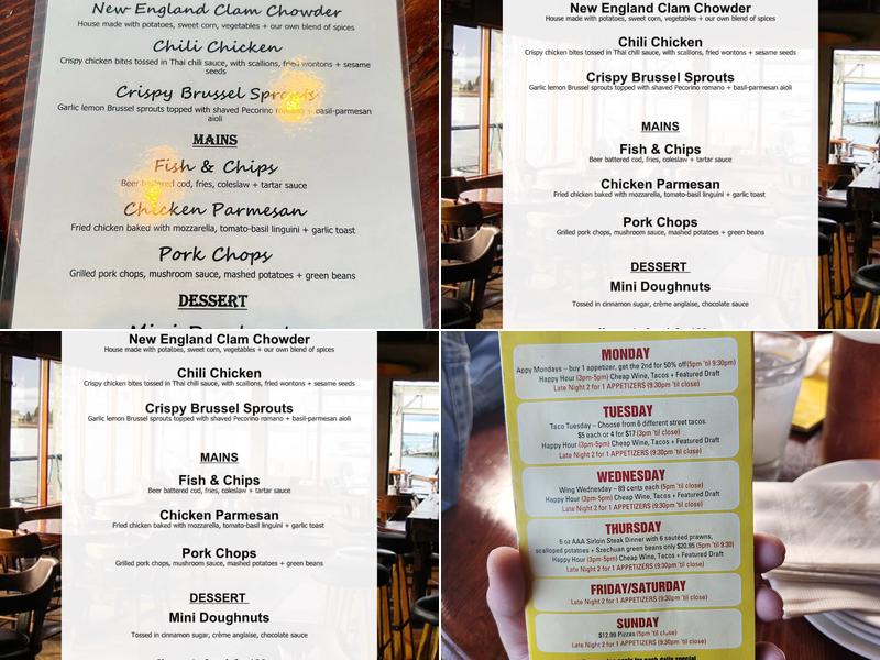 Flying Beaver Bar & Grill Menu