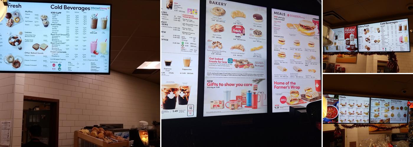 Tim Hortons Menu