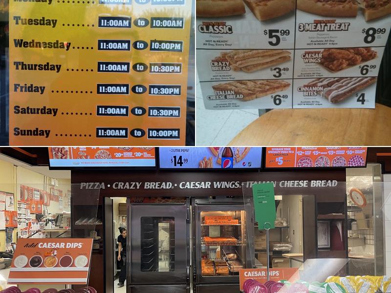 Little Caesars Pizza Menu