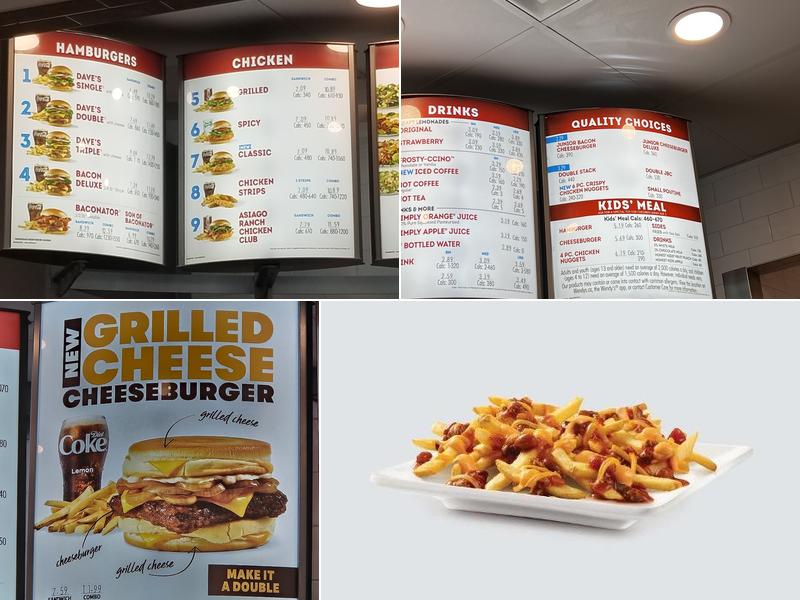 Wendy's Menu