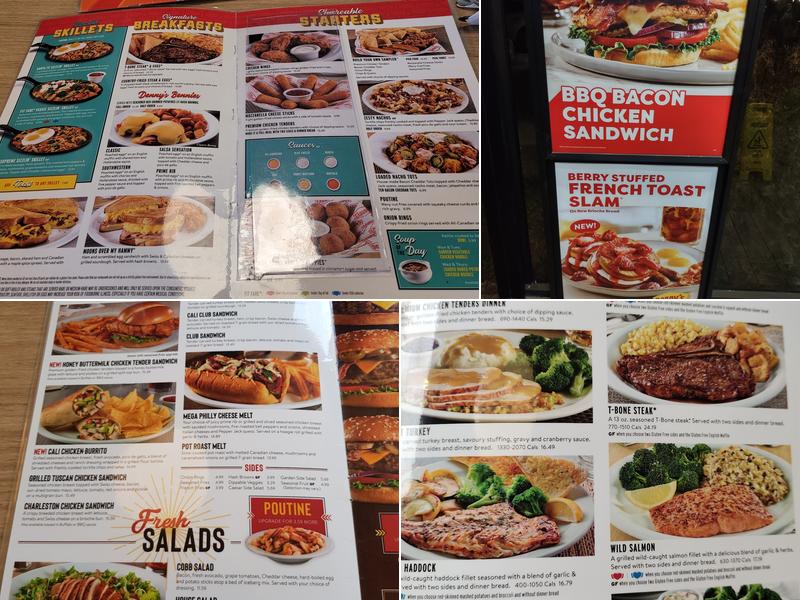Denny's Restaurant Menu