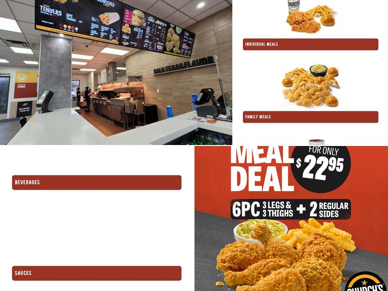 Church's Texas Chicken Menu