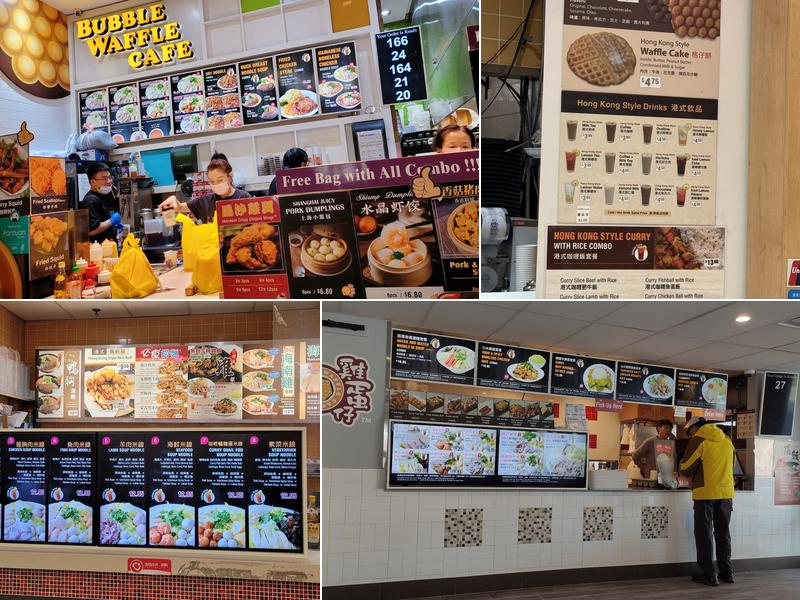 Bubble Waffle Cafe Menu