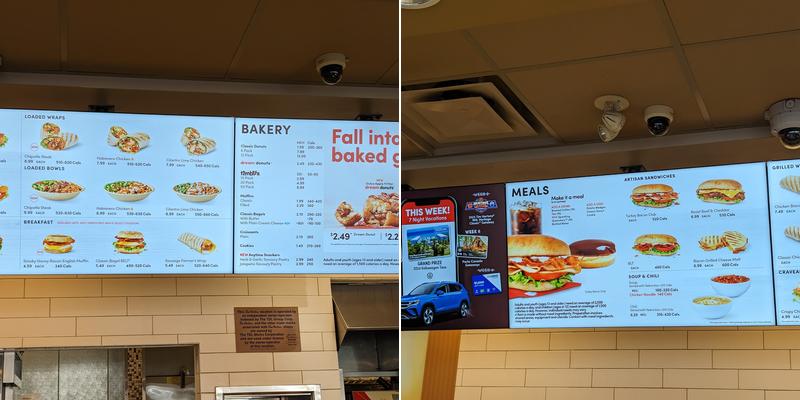 Tim Hortons Menu
