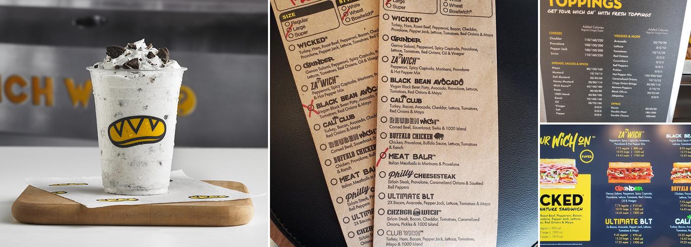Which Wich Menu