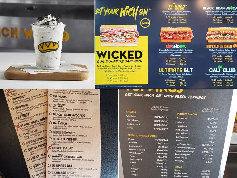 Which Wich Menu