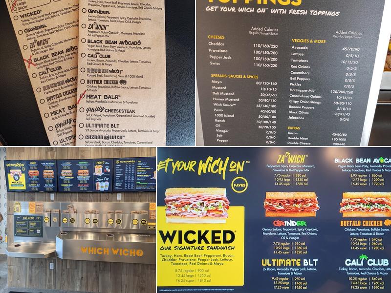 Which Wich Menu
