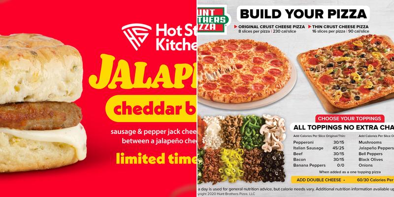 Hunt Brothers Pizza Menu