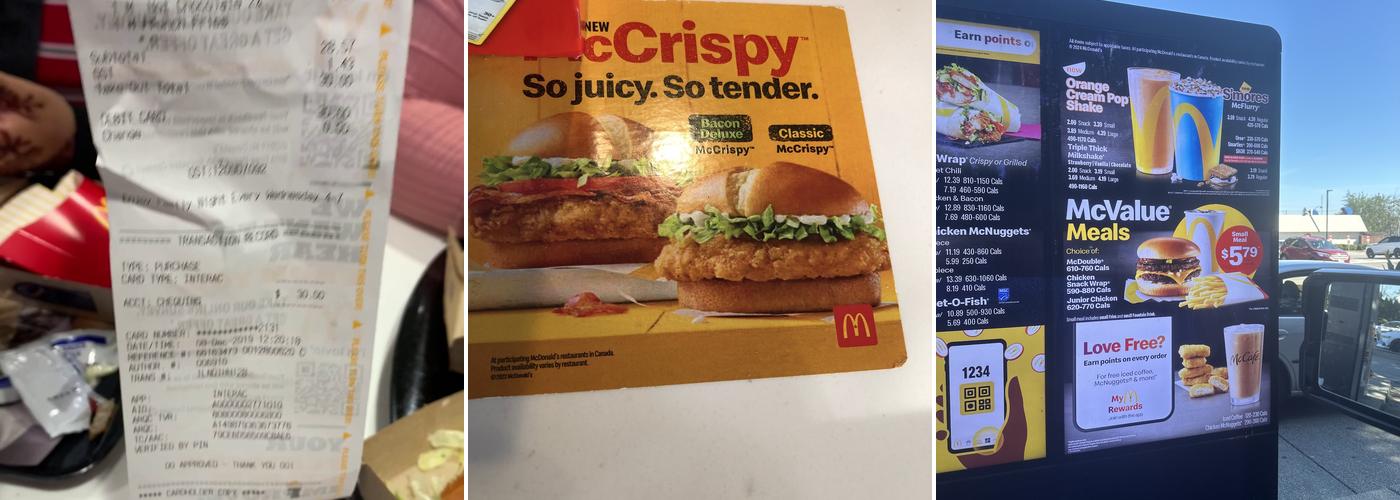 McDonald’s Menu