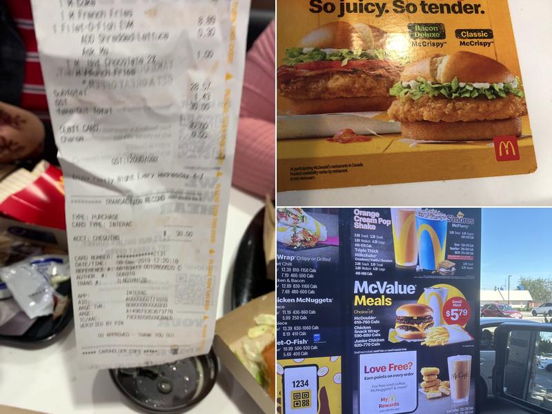 McDonald’s Menu