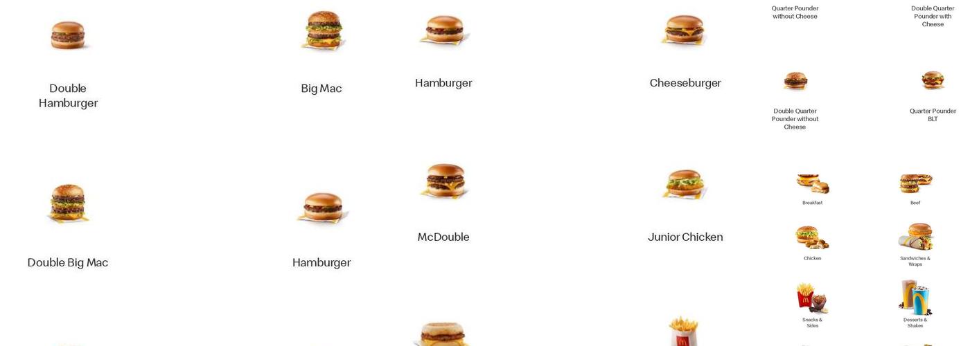 McDonald's Menu