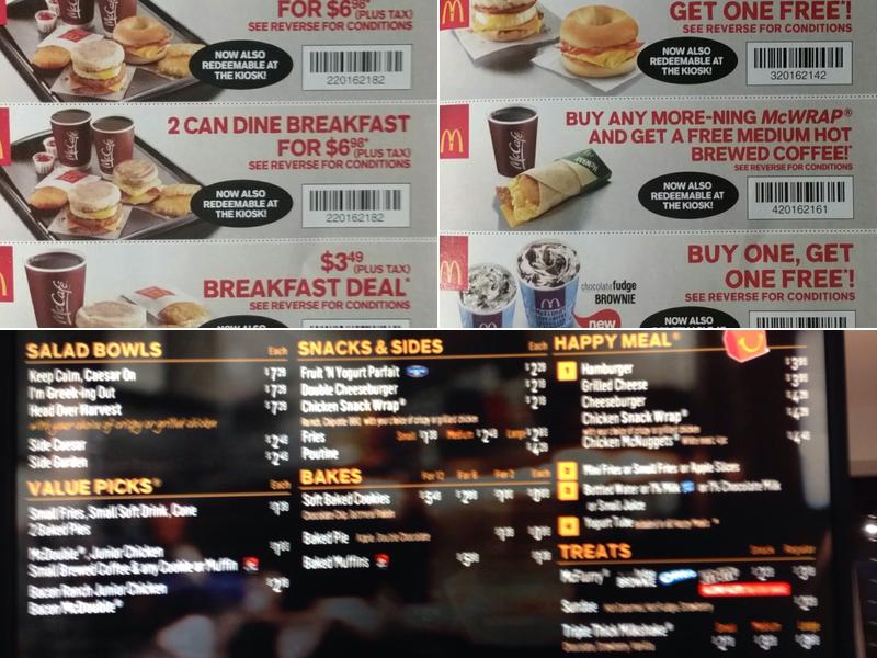 McDonald's Menu