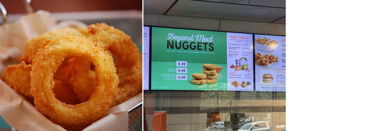 A&W Canada Menu