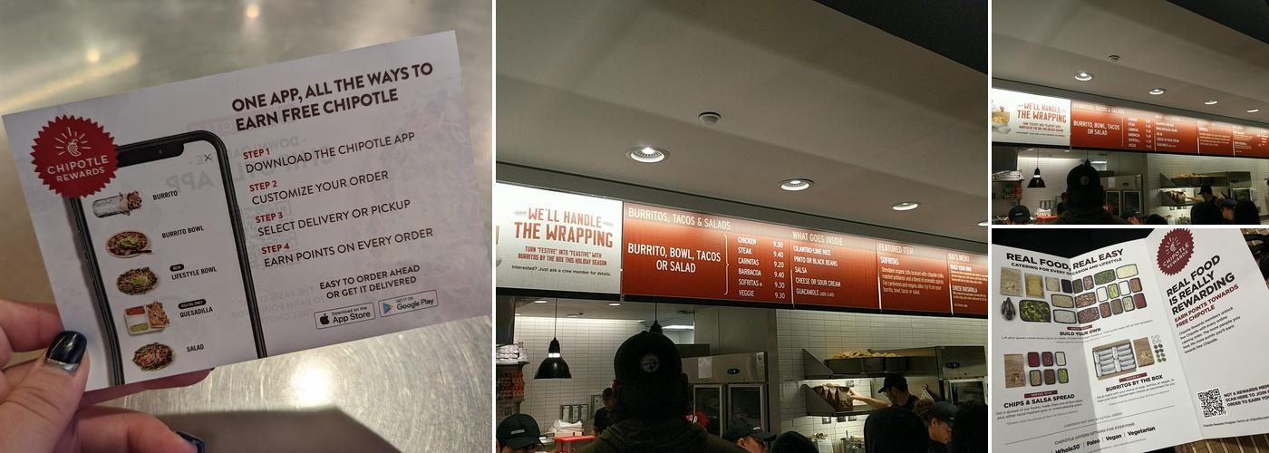 Chipotle Mexican Grill Menu