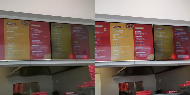 Firepit pizza Menu