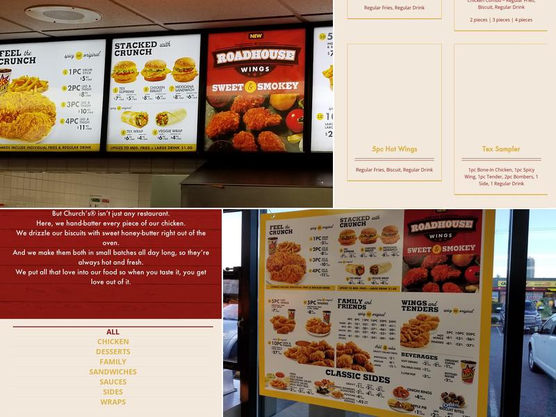 Church's Chicken Menu