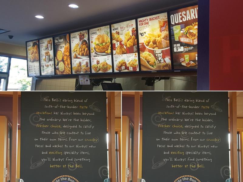 KFC Menu