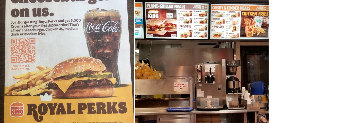 Burger King Menu