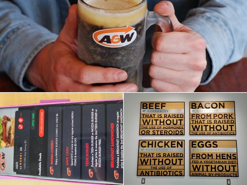 A&W Menu